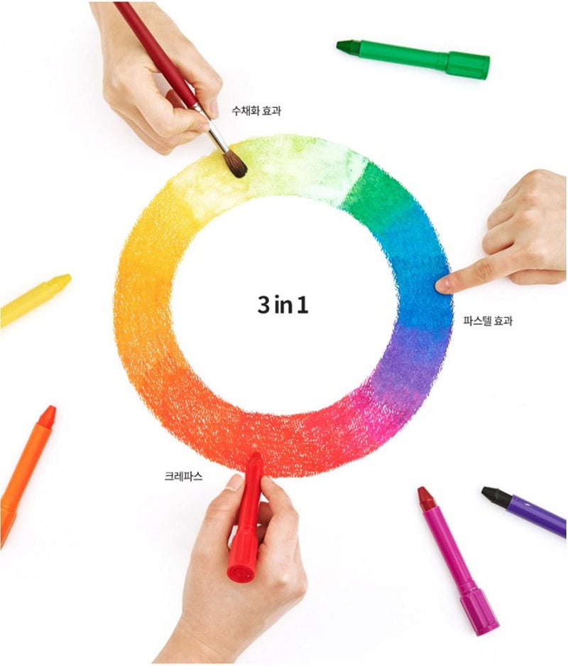 Amos Premium Non-toxic Silky Crayon Pasnet 24 Colors - Image 3